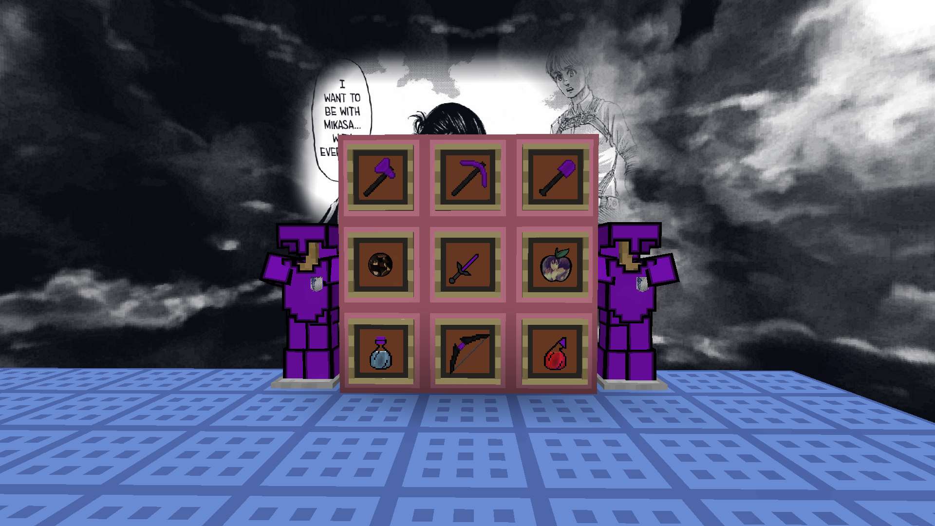 Gallery Image 1 for Eren x Mikasa (PURPLE) on vVPRP