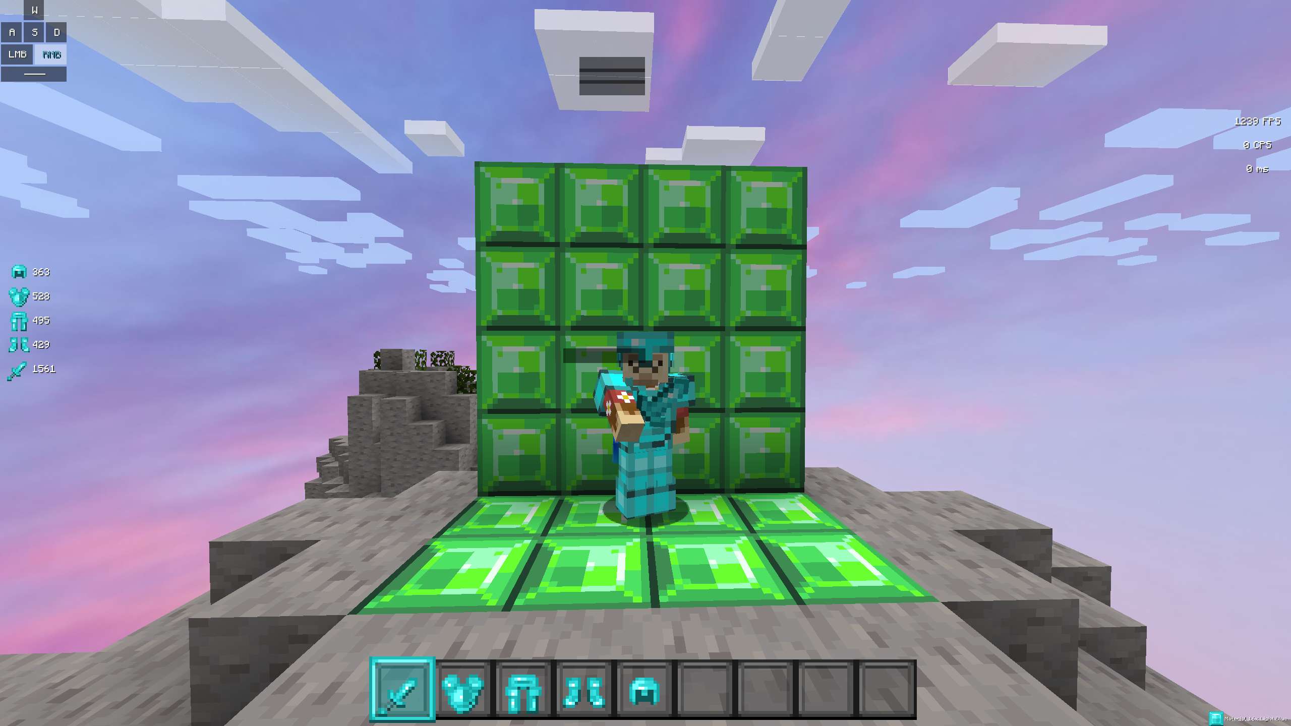 Gallery Image 4 for Material⭐ LIGHT BLUE  1.8.9  on vVPRP