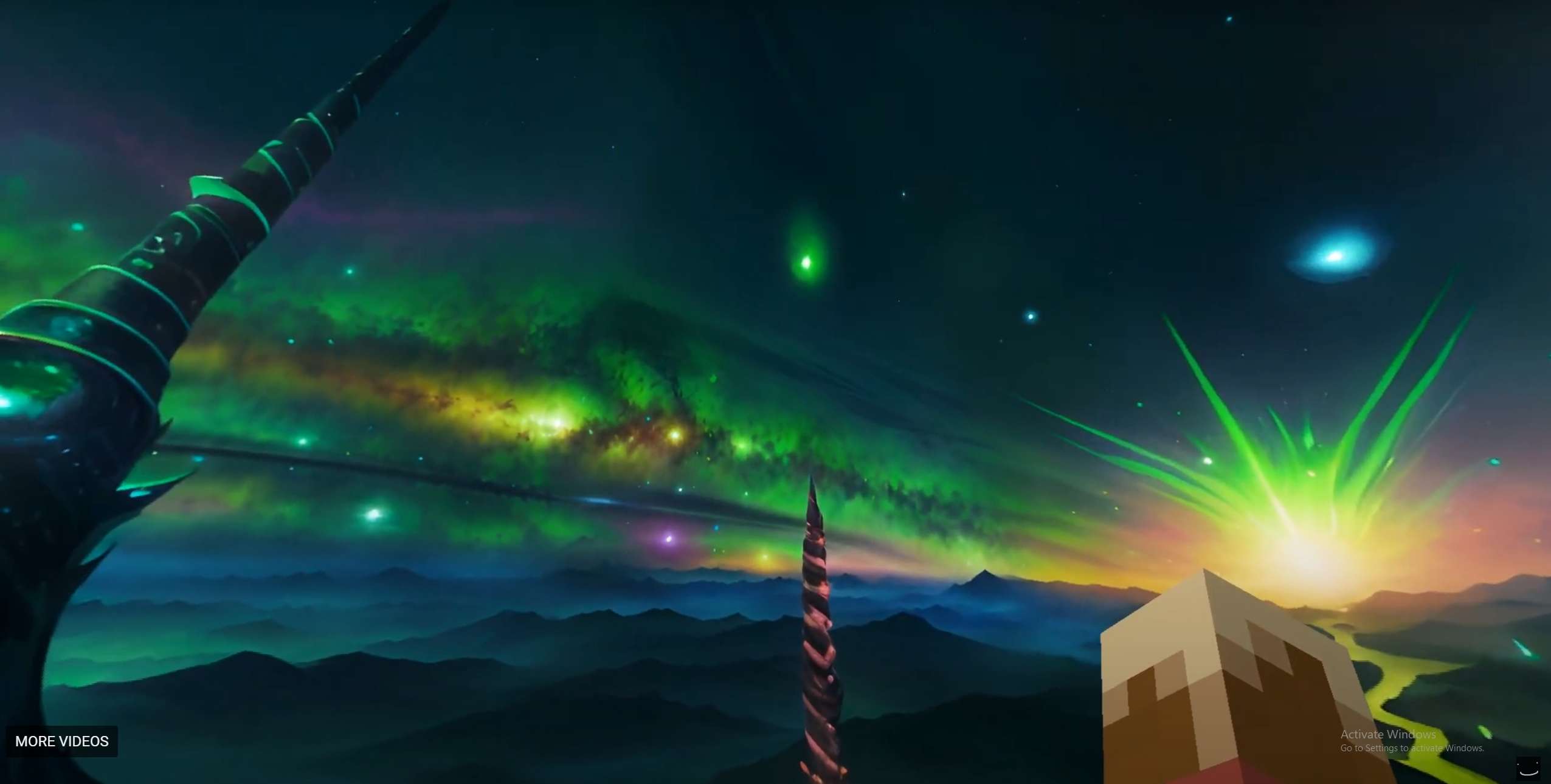 Gallery Image 1 for Black And Green Galaxy SKY on vVPRP