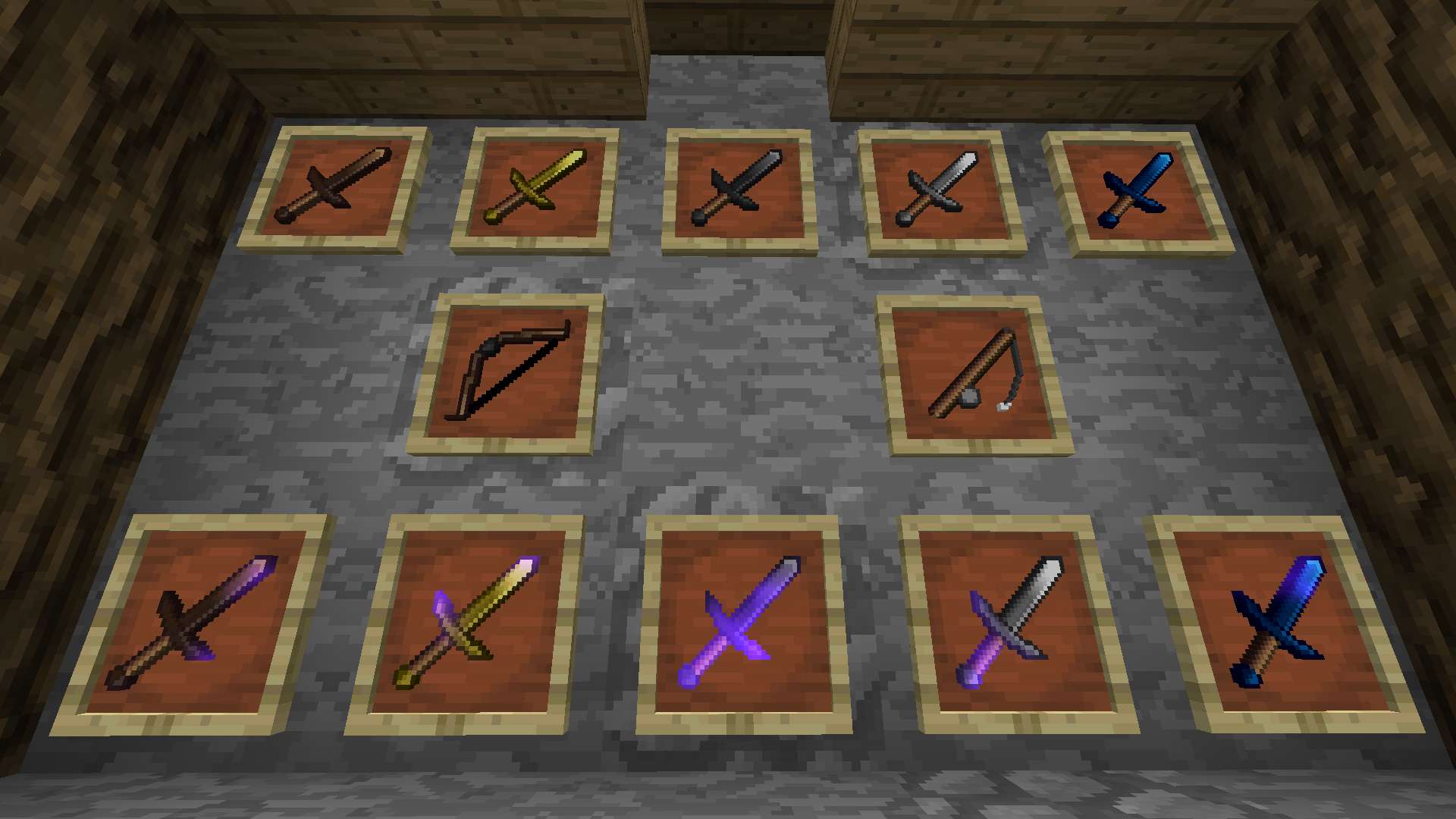 Gallery Image 2 for Navy Blue long swords on vVPRP